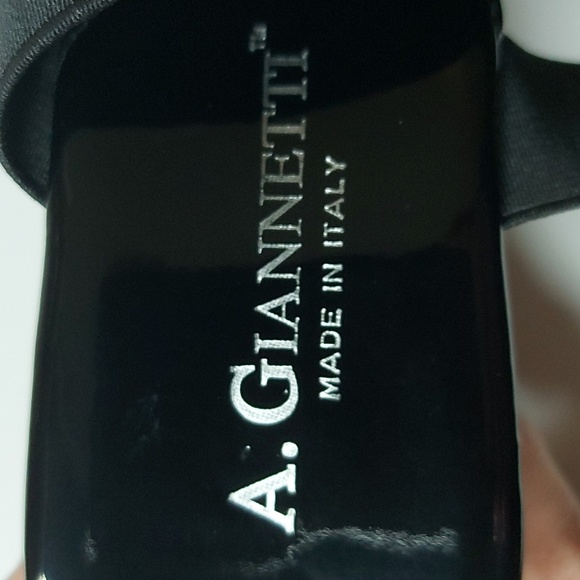 Black platform wedge by A. Gianetti, GUC, size 41 EU - Picture 2 of 12